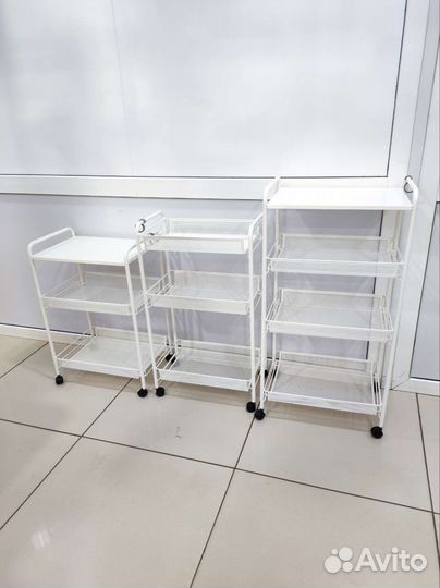 Полка металлическая тележка столик