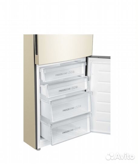 Холодильник haier кремовый цвет Инвертор новый