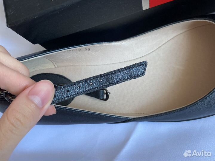 Балетки натуральная кожа 39 новые