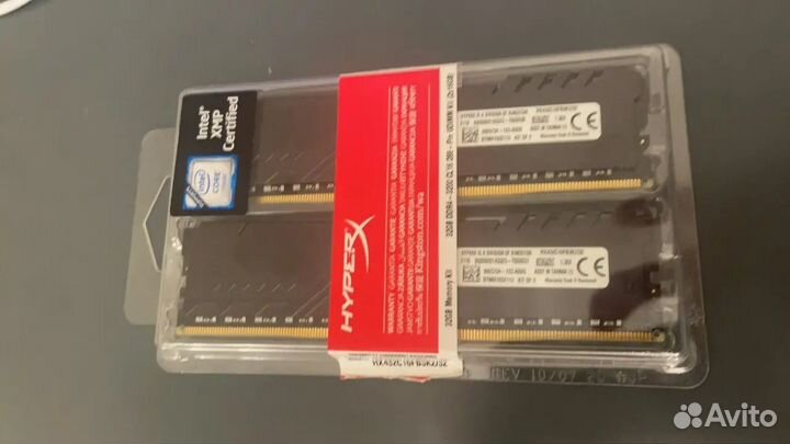 Оперативная память kingston hyper fury ddr4 32gb