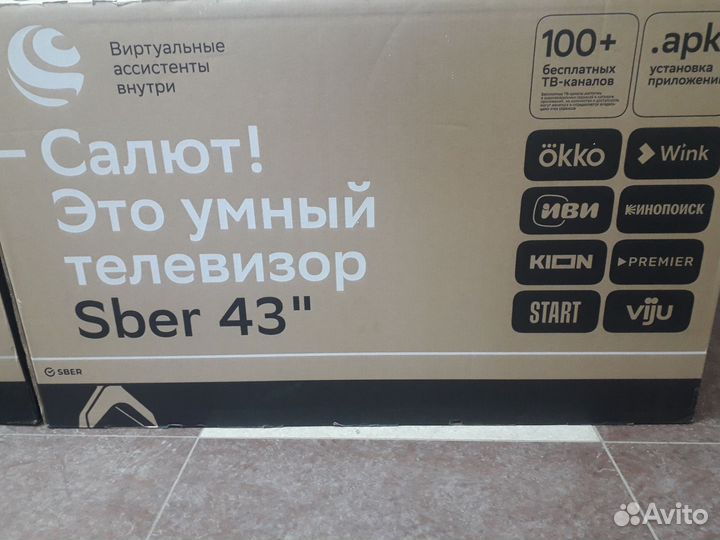 Телевизор Sber SDX-43F2012S 43