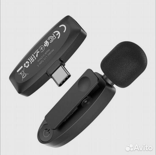 Беспроводной петличный микрофон Hoco Type-C
