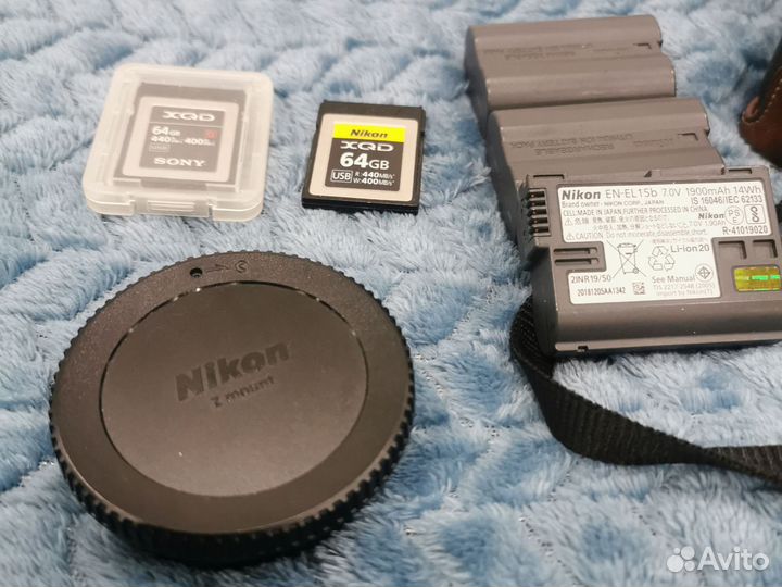 Nikon z6 + 24-79 2.8. Адаптер и 2 xqd по 64gb
