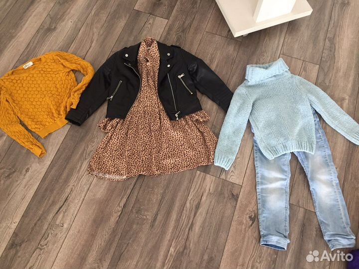 Вещи пакетом на девочку 4 5 6 лет hm acoola