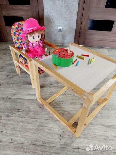 Детский стульчик столик для кормления трансформер