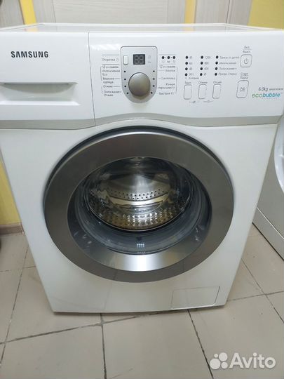 Стиральная машина samsung eco bubble 6 кг