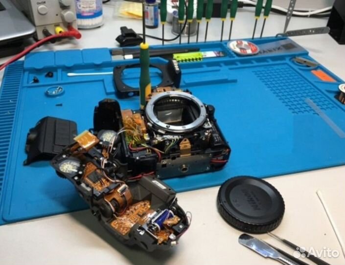 Ремонт фотоаппаратов Canon / Nikon, объективов