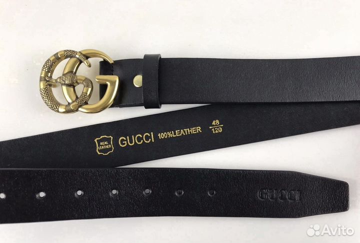 Ремень gucci кожаный