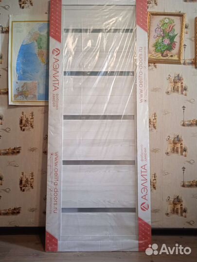 Дверь деревянная со стеклом