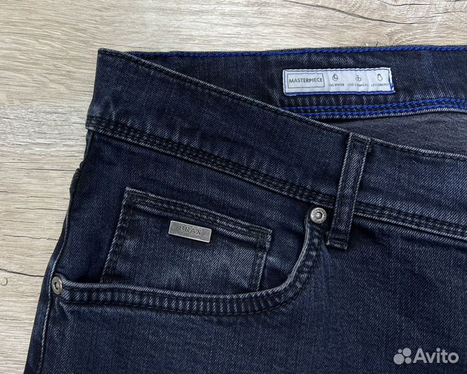 Brax тёмно-синие мужские джинсы с эластаном