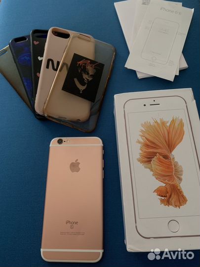 iPhone 6s 128Gb / Rose Gold / Акб 84