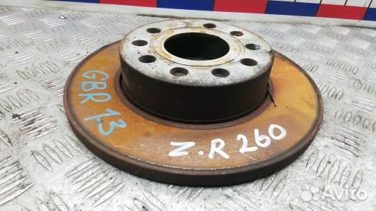 Диск тормозной задний volkswagen touran (1T1, 1T2)