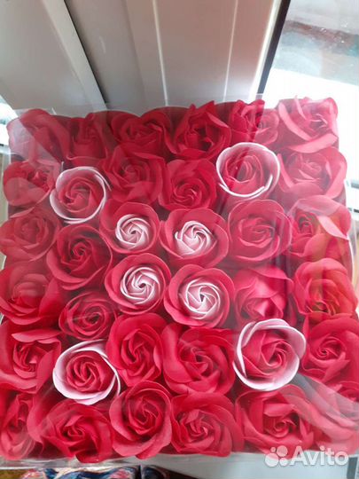 Мыльные розы 36 шт в упаке