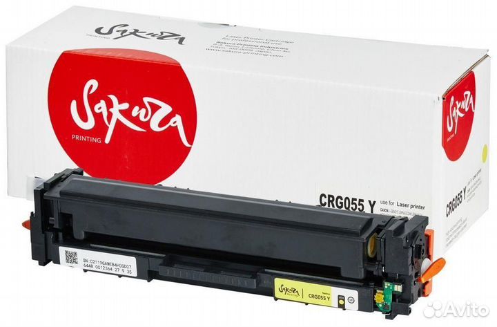 Картридж Sakura sacrg055Y 1435712