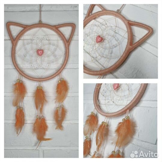 Ловец снов котик 15 см