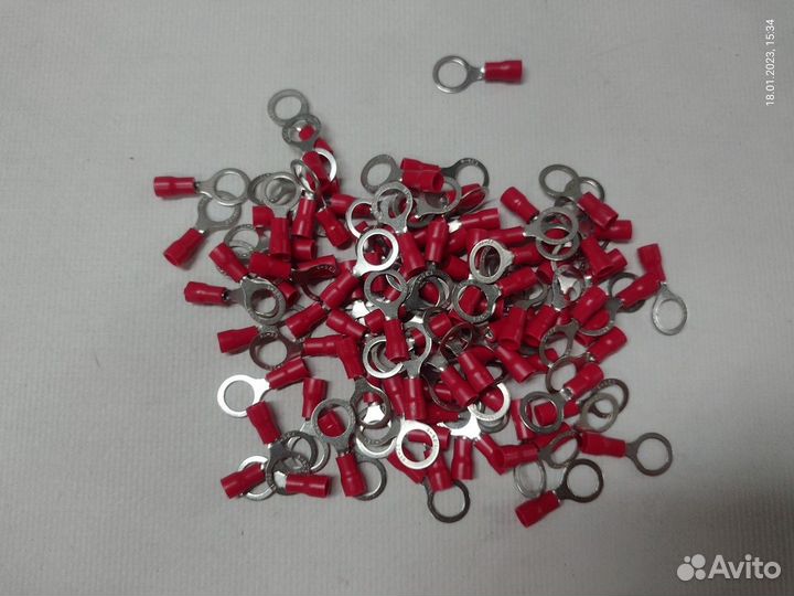 Наконечник кольцевой красный 8,4мм уп.100шт