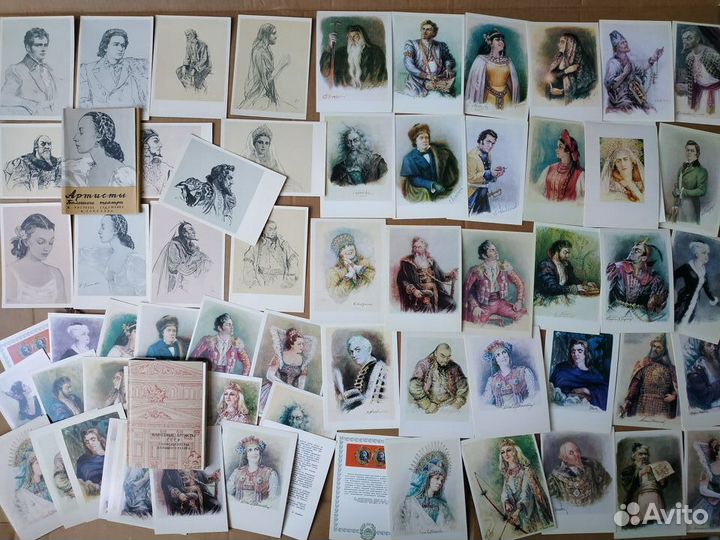 Открытки Балет опера 1950-1980 артисты СССР