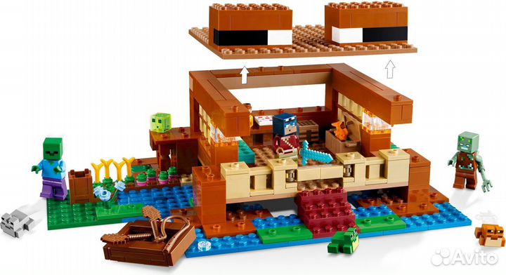 Lego Minecraft 21256 Лягушачий домик