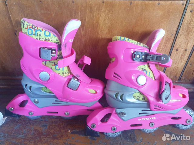 Роликовые коньки детские раздвижные