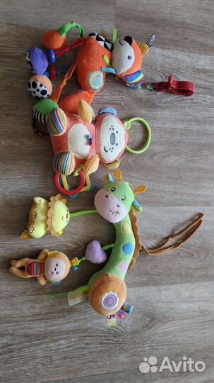 Подвесные погремушки - грызунки пакетом