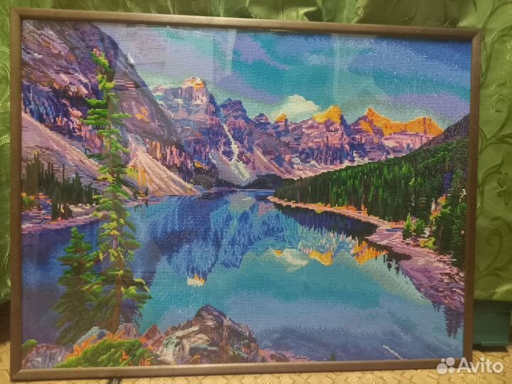 Картина из азмазной мозайки