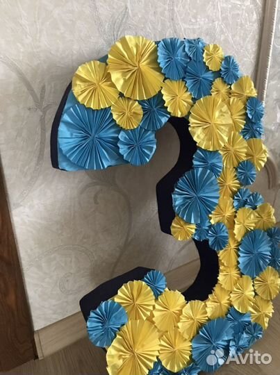 Цифра 3 на день рождения