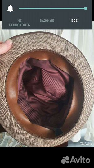 Шляпа мужская