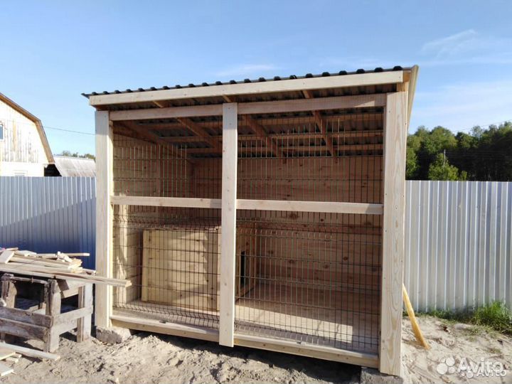 Вольер для собак, Клетка вольер, Будка для собак