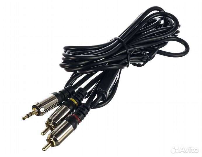 K. 3.5st-2RCA 3.0 m Cablexpert ccab-02-35M2RM-3MB
