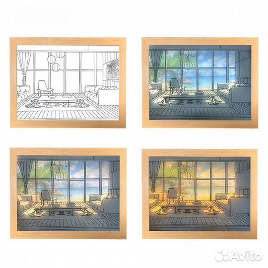 Светильник-ночник картина