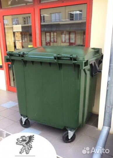 Контейнер для мусора 1100 л 1 куб (Евро контейнер)