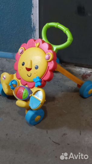 Ходунки каталка fisher price музыкальные