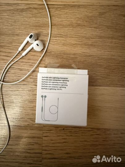 Наушники apple earpods lightning