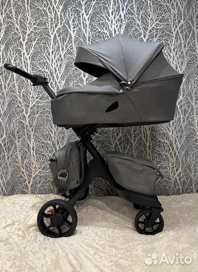 Коляска 3в1 stokke Xplory X,как новая