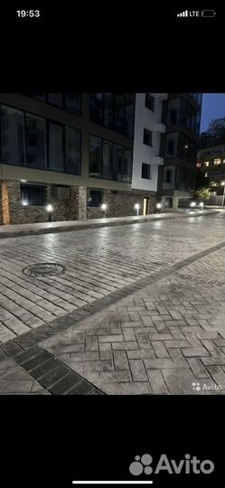 Печатный бетон