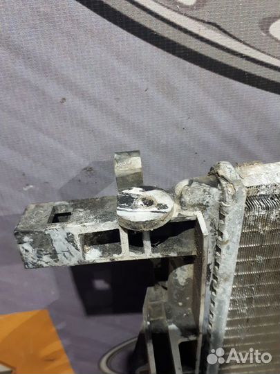 Радиатор охлаждения двигателя основной Renault san