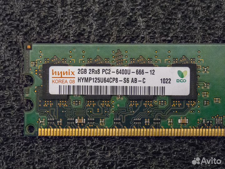 DDR2 2x2gb 800mhz 2Rank CL6-6-6-18 Hynix