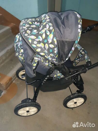 Коляска 3 в 1 стек гном зима,лето + трость