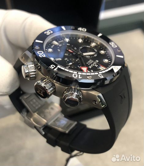 Edox CO-1 Titanium Black Dial 45MM