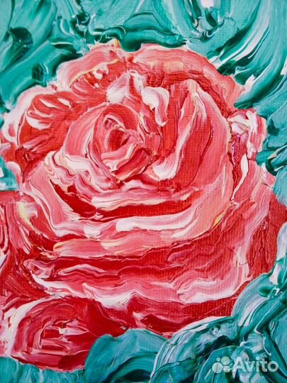 Картина цветы, картина розы