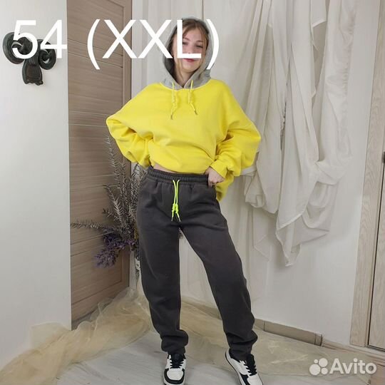 Джоггеры с флисом 7986