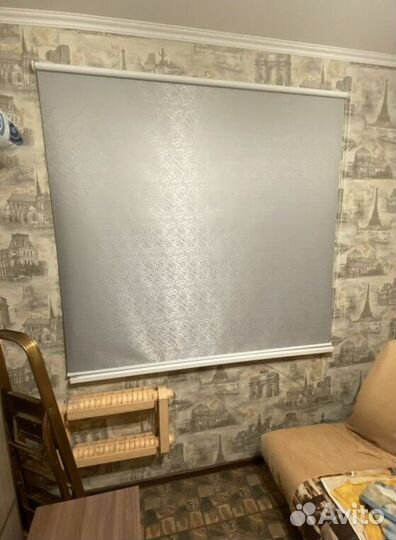 Рулонные шторы мини блэкаут D7597