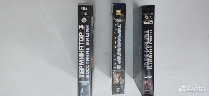 Видеокассеты Терминатор 1, 2 + 3 VHS