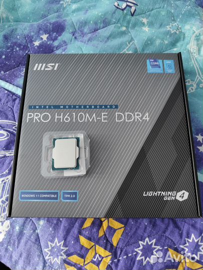Новый i5 12400F + H610