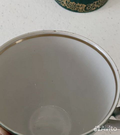 Часть чайного сервиза, барановка, костяной