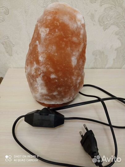 Солевая лампа, светильник