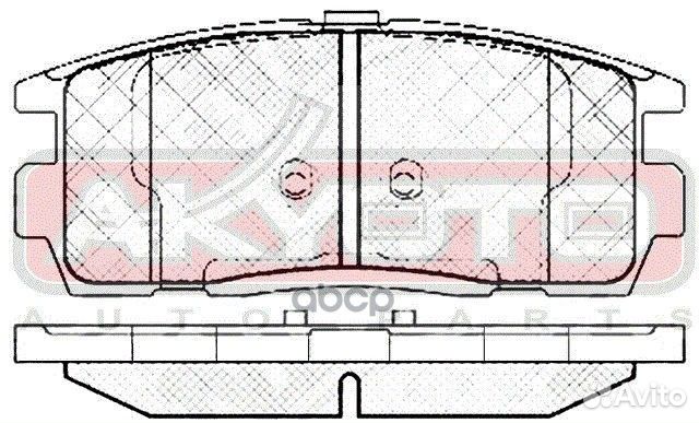 Колодки тормозные дисковые задние opel antara 2