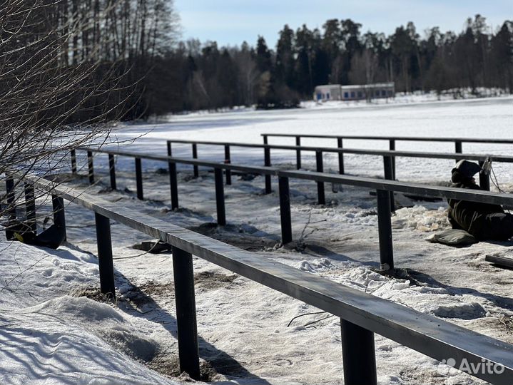 Винтовые сваи для пирсов