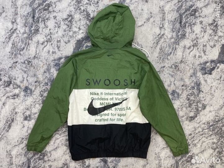 Ветровка Nike Swoosh Hooded Jacket Green