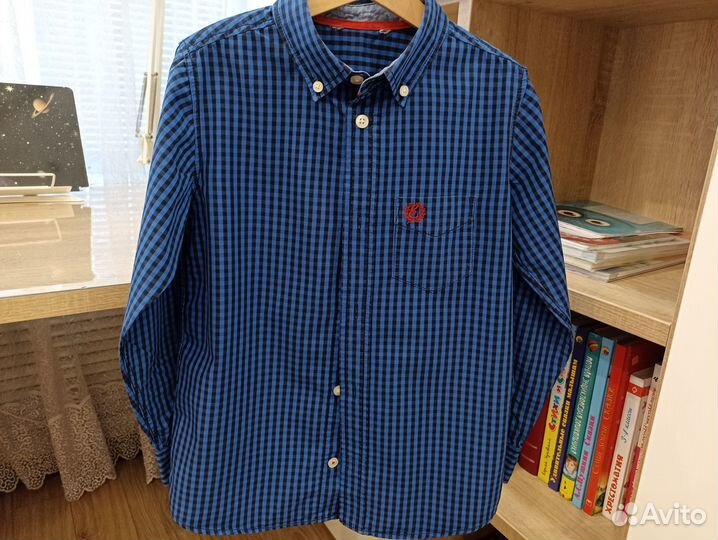 Рубашка для мальчика размер 134 140